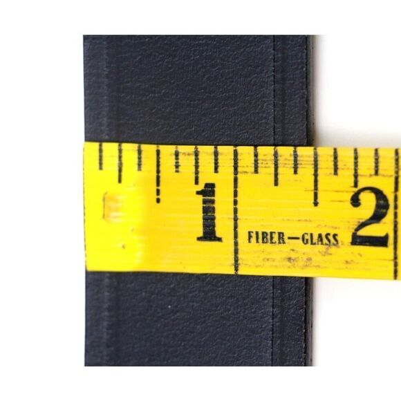 Red Kap BLACK GENUINE LEATHER 1 1/2"Wd CASUAL DRESS MEN'S BELT Sz XL/46-50 (F80 - Picture 8 of 10